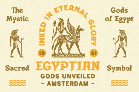 Anubis Mythical Font - Preview 1