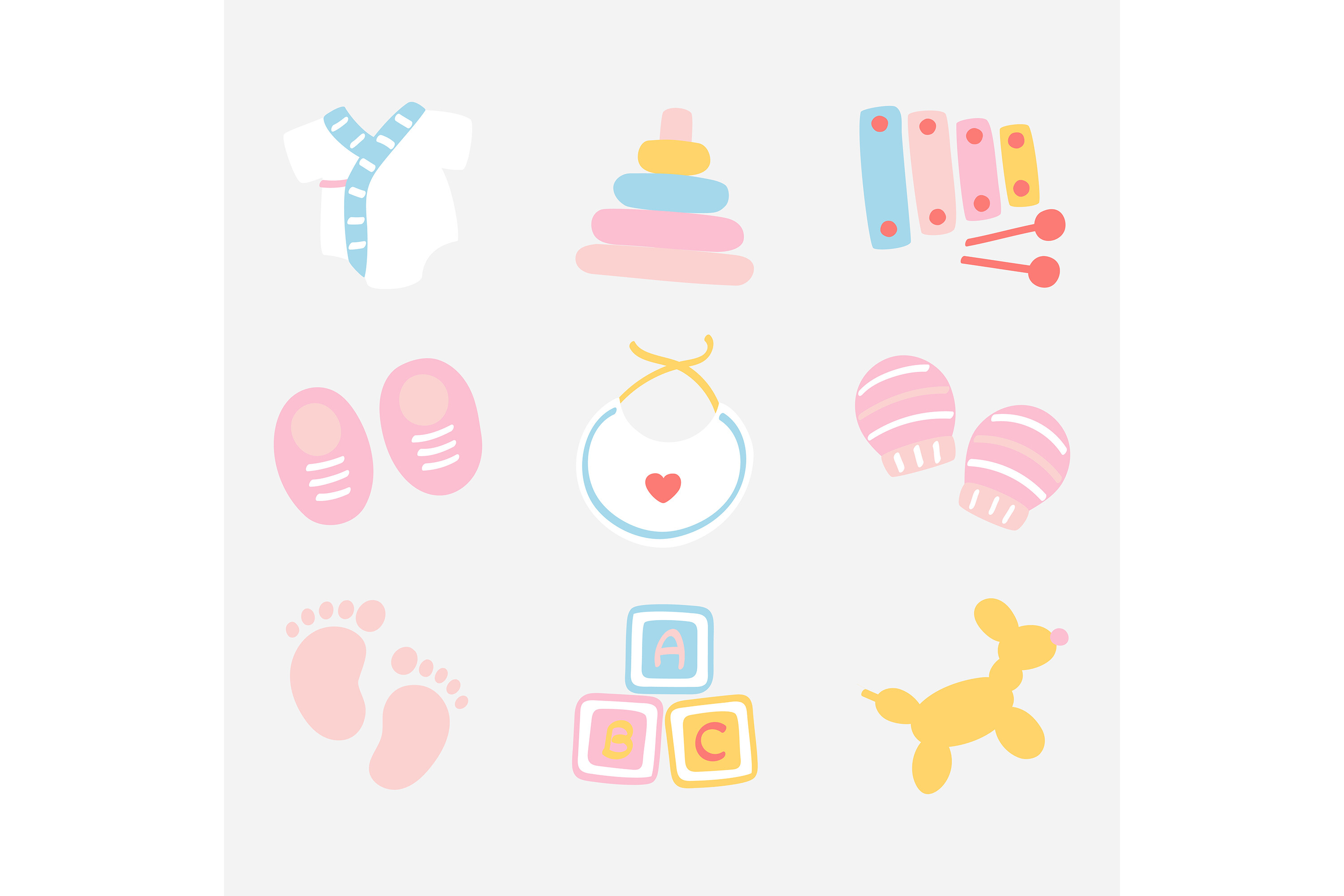 Baby Toys and Accessories Icon Graphic by niradjstudio · Creative Fabrica