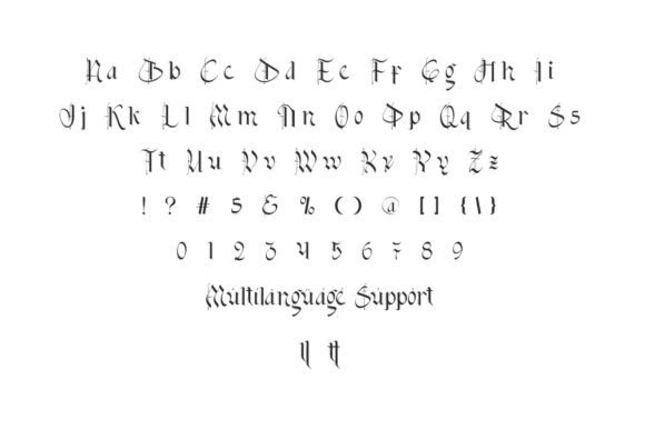 Black Gothics Font - Preview 4