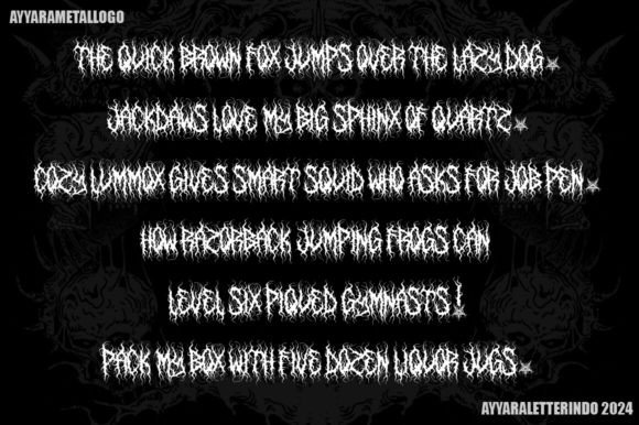 Black Knight Font - Preview 3
