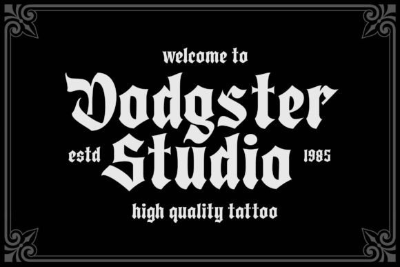 Bladge Font - Preview 1