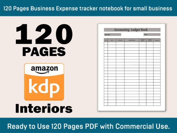 Business Expense Tracker Kdp Interior