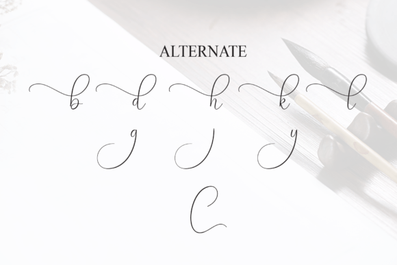 Calligraphy Font - Preview 6