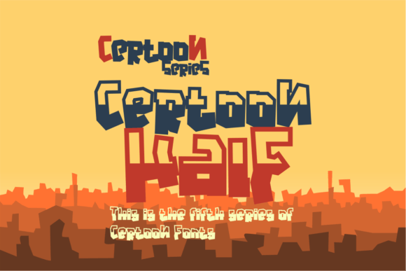 Certoon Half Font - Preview 1