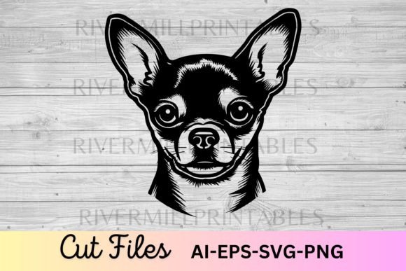 Chihuahua dog SVG cut file versatile design for shirts mugs decals and tumblers