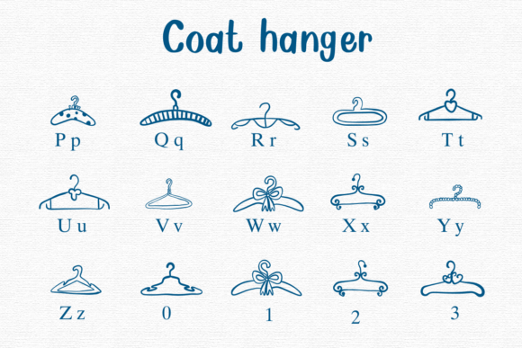 Coat Hanger Font - Preview 2