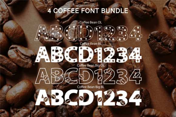 Coffee Bean Font - Preview 1
