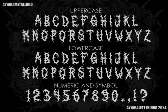 Decapitation Font - Preview 1