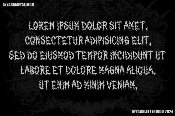 Decapitation Font - Preview 2