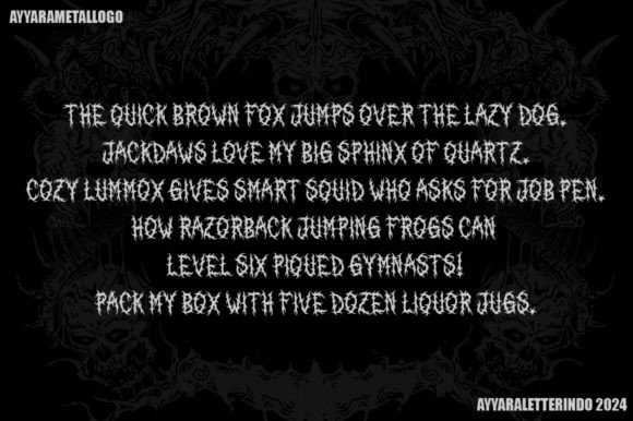 Decapitation Font - Preview 3