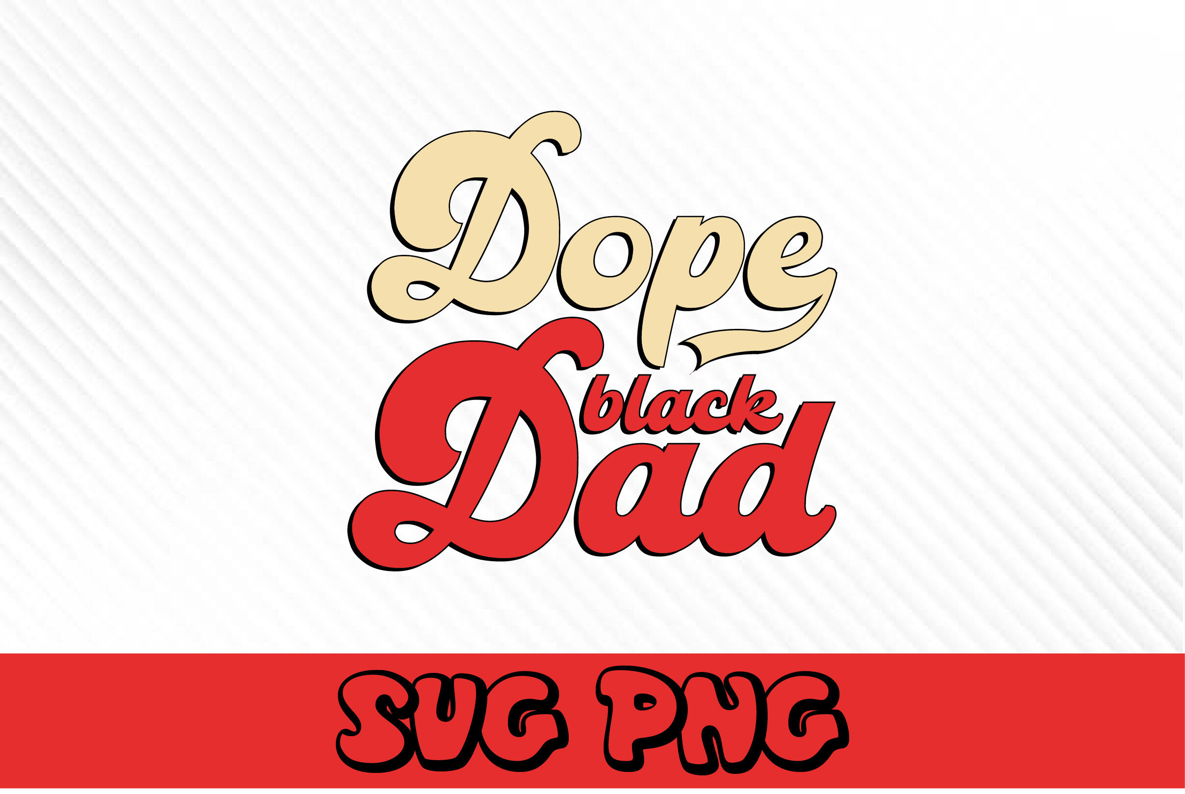 Dope Black Dad 70s Design