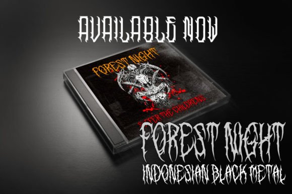 Forest Night Font PNG with transparent background - Preview 4