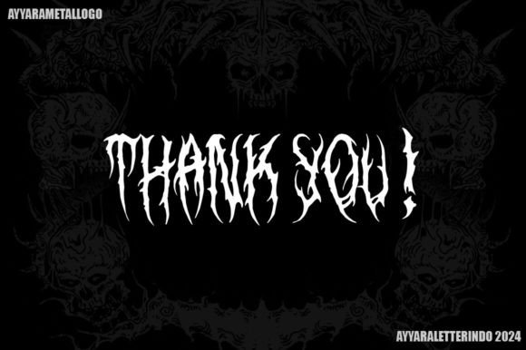 Forest Night Font PNG with transparent background - Preview 5