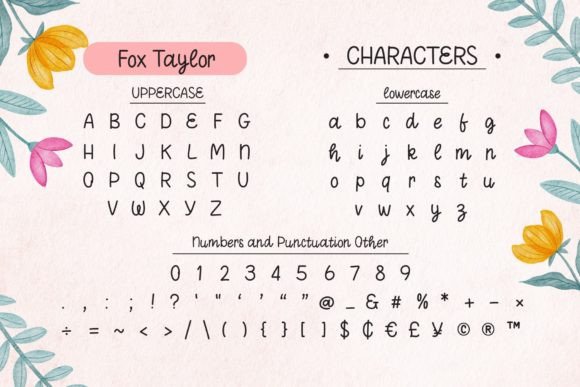 Fox Taylor Font - Preview 6