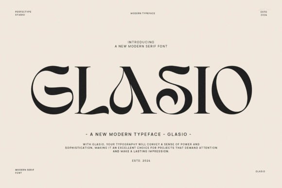 Glasio Font - Preview 1