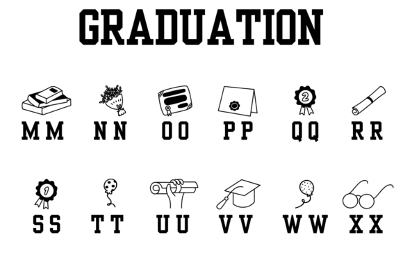 Graduation Font - Preview 2
