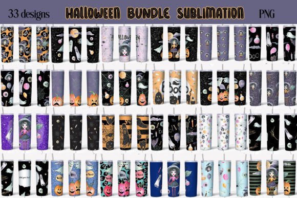 Halloween Tumbler Sublimation Bundle