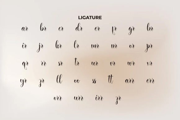 Hobby Healing Font PNG with transparent background - Preview 4