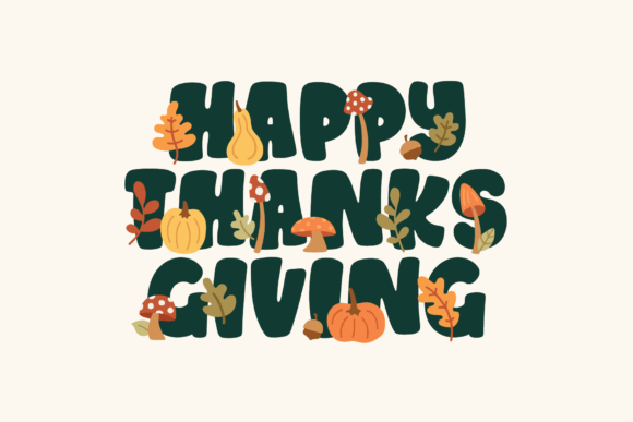 Howdy Pumpkin Font PNG with transparent background - Preview 4