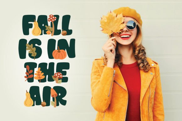 Howdy Pumpkin Font PNG with transparent background - Preview 5