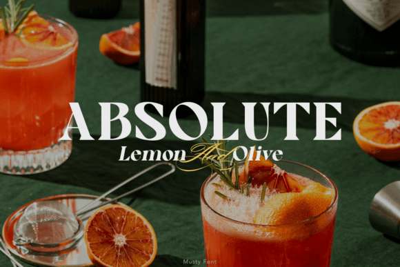 Musty Font PNG with transparent background - Preview 5