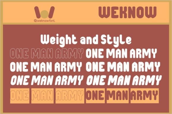 One Man Army Font PNG with transparent background - Preview 5