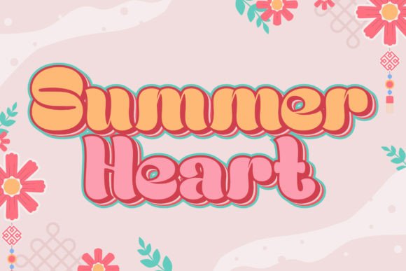 Retro Cutie Font PNG with transparent background - Preview 2