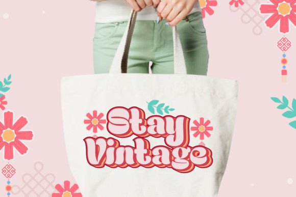 Retro Cutie Font PNG with transparent background - Preview 4