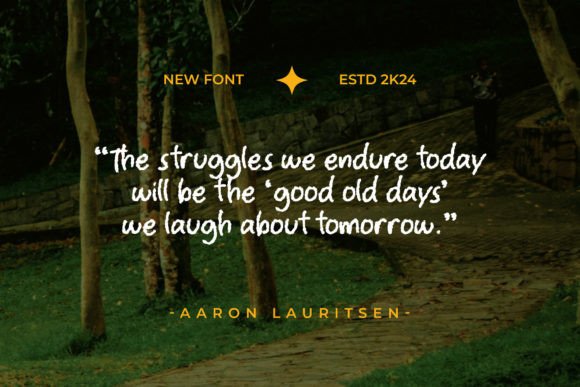 Rimstone Laroe Font PNG with transparent background - Preview 5