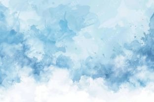 Abstract Blue Painting