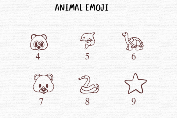 Animal Emoji Font - Preview 3