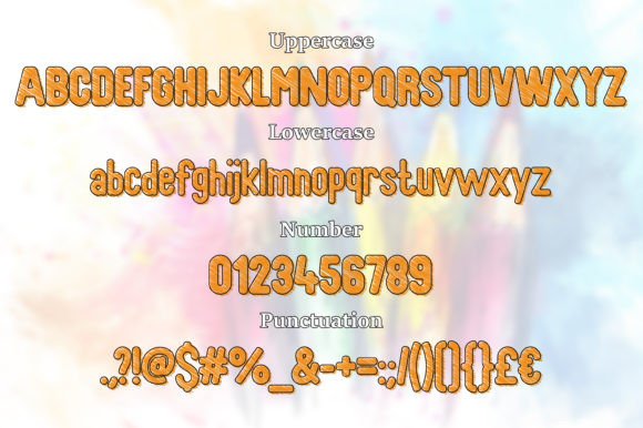 Artsy Alphabet Font - Preview 2