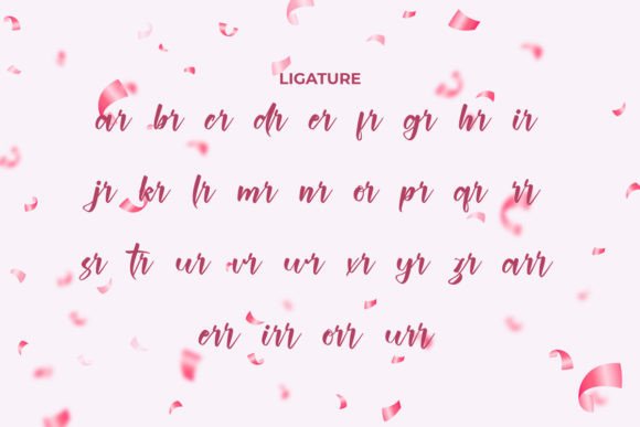 Birthday Memory Font - Preview 5