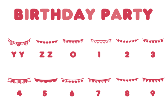 Birthday Party Font - Preview 3