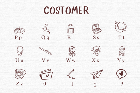 Costomer Font - Preview 2