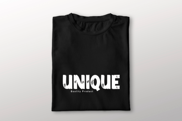Cracked Mirror Font PNG with transparent background - Preview 3