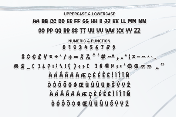 Cracked Mirror Font PNG with transparent background - Preview 6