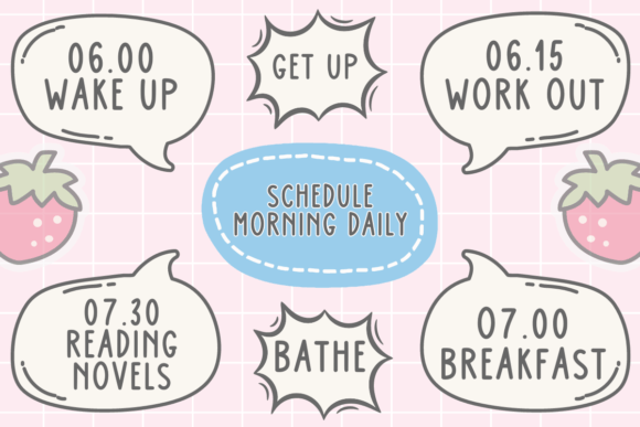 Enjoy Life Font PNG with transparent background - Preview 4