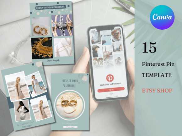 Boho Etsy Shop Banner Templates Canva Graphic by NdkMode · Creative Fabrica