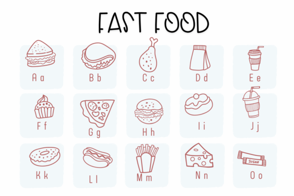 Fast Food Font - Preview 1