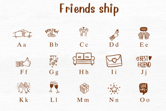 Friends Ship Font - Preview 1