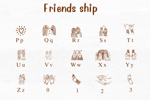 Friends Ship Font - Preview 2