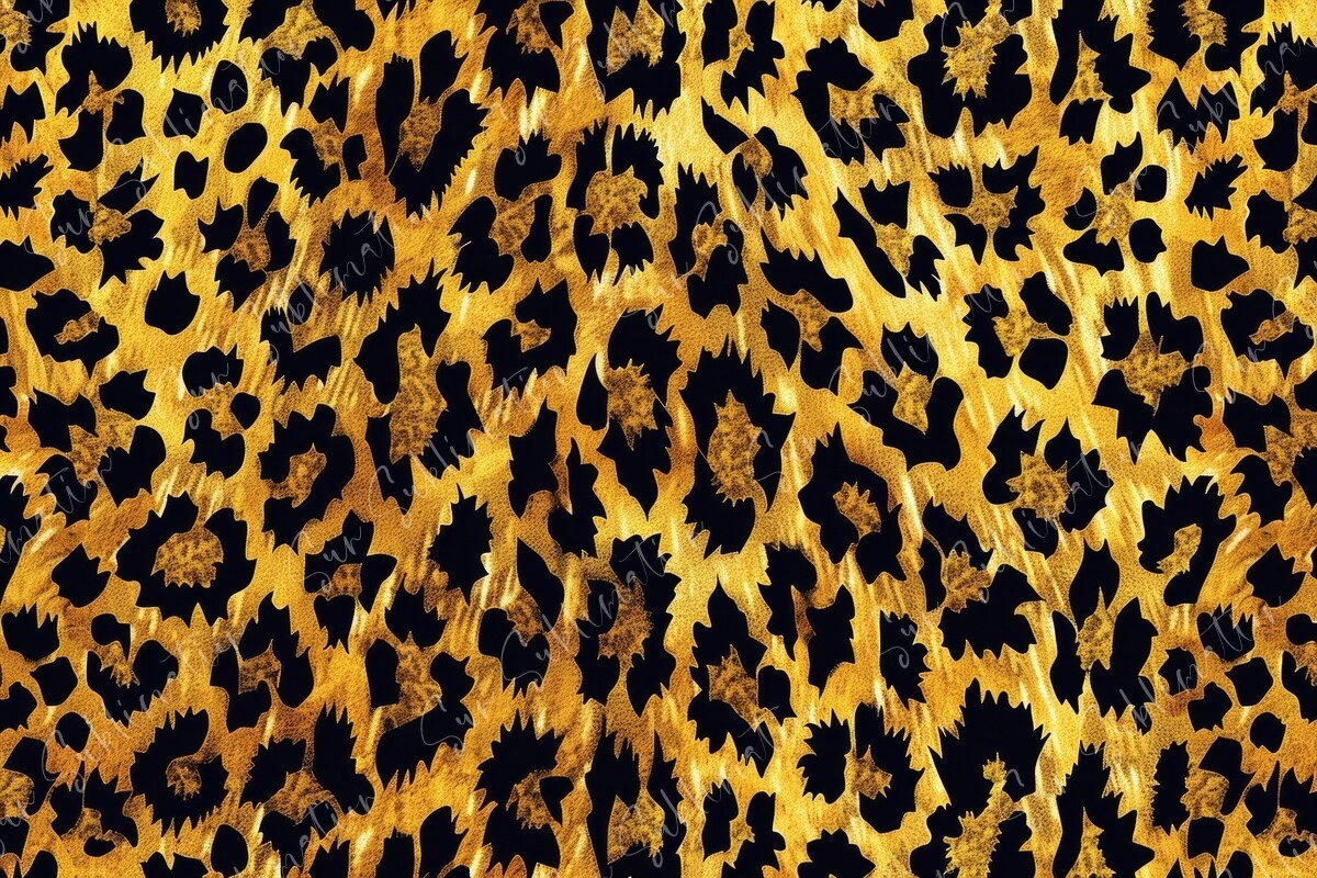 Golden Leopard Print Graphic by Sun Sublimation · Creative Fabrica