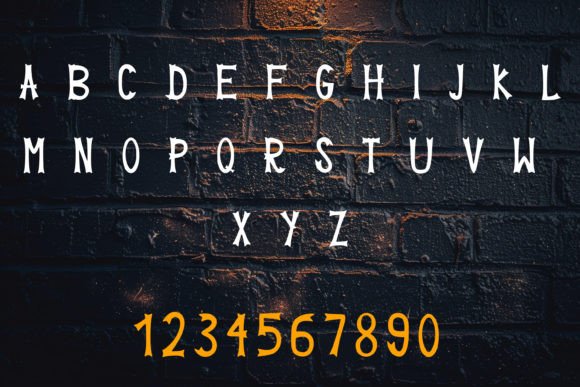 Halloween Skeleton Font - Preview 1
