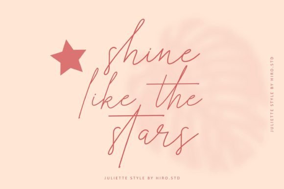 Juliette Style Font PNG with transparent background - Preview 2