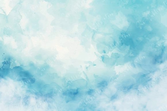 Light Blue Watercolor Background Graphic Backgrounds By Sun Sublimation