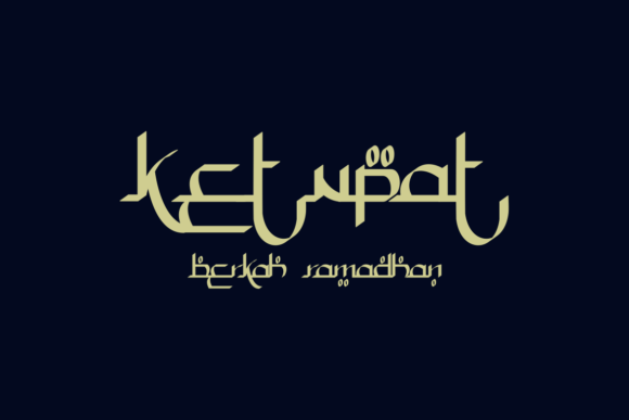 Malham Takbir Font font preview - 1