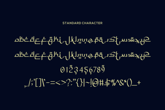 Malham Takbir Font font preview - 3