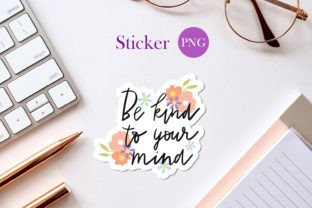 Mental Health Stickers Graphic by lesyaskripak.art · Creative Fabrica