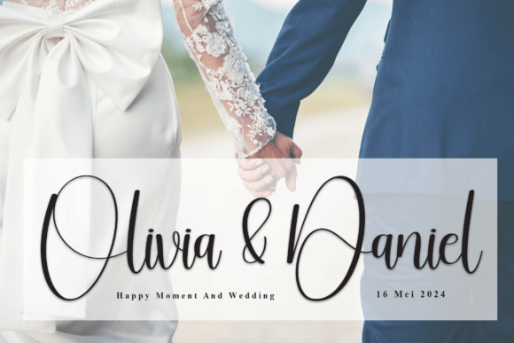 Montage Signature Font PNG with transparent background - Preview 1